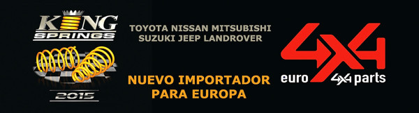 EURO4X4PARTS nuevo distribuidor exclusivo de King Springs para Europa